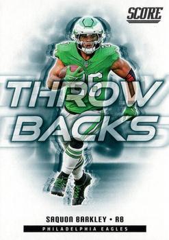 2025 Score Throwbacks Saquon Barkley #1