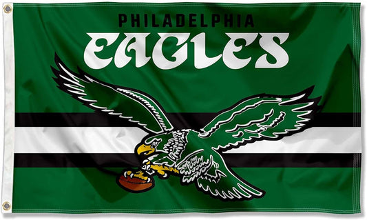 Philadelphia Eagles Throwback Vintage Retro 3x5 Banner Flag WinCraft