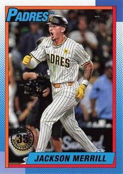 2025 Topps Series 1 1990 Topps Baseball Jackson Merrill #T90-64