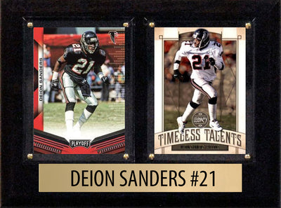 Deion Sanders Score Donruss 2025 2024 2 Card 6" x 8" Plaque Atlanta Falcons