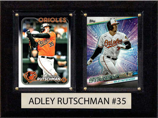Adley Rutschman Baltimore Orioles 2024 Topps Card Plaque 6x8