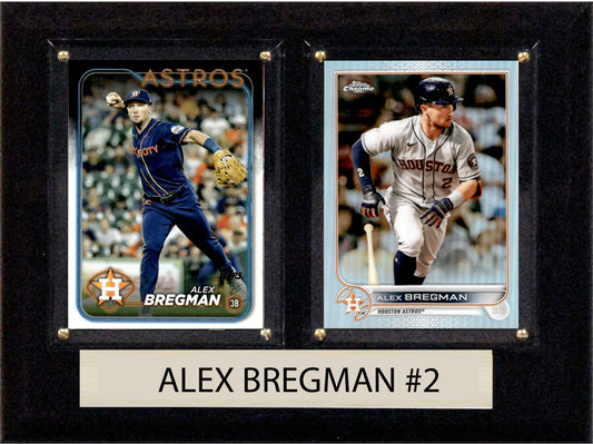 Alex Bregman Houston Astros 2024 Topps Card Plaque 6x8
