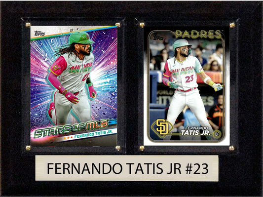 Fernando Tatis Jr San Diego Padres  2024 Topps Card Plaque 6x8