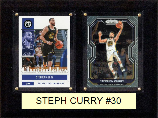 Steph Curry #30 2023 2024 Donruss Hoops Card Plaque 6x8 Golden State Warriors