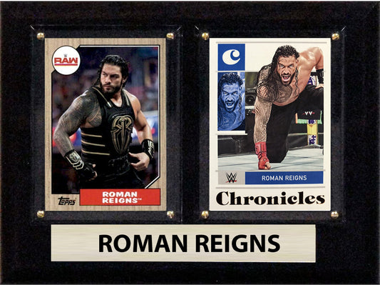 WWE Roman Reigns Plaque The Tribal Chief Bloodline 2 Card Plaque 6x8