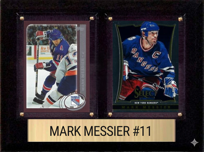 Mark Messier New York Rangers Fan Gift Plaque 6x8 2 Cards Upper Deck 2024 2025 2026