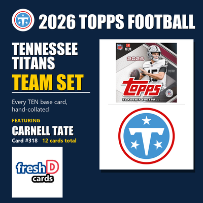 Tennessee Titans 2026 Topps Football team set