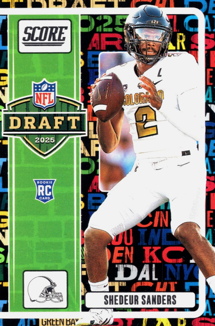 2025 Score NFL Draft Shedeur Sanders #2