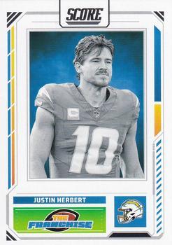 2025 Score The Franchise Justin Herbert #18