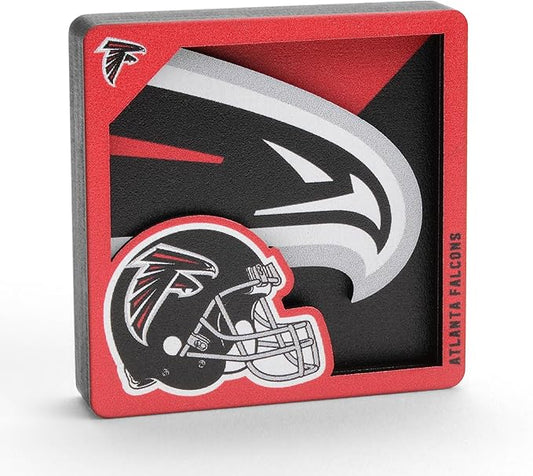 YouTheFan NFL 3D Logo Series Football Magnets - All Teams - GREAT GIFT
