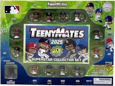 Teenymates Party Animal MLB 2025 Superstar Collectors Gift Set Skenes Ohtani Harper