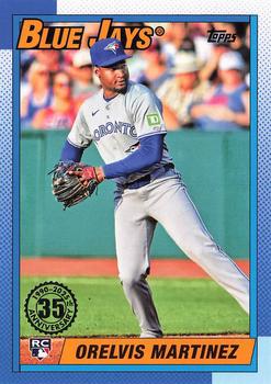 2025 Topps Series 1 1990 Topps Baseball Orelvis Martinez #T90-25
