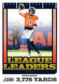 2025 Score League Leaders Bo Nix #11