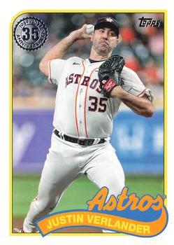 2024 Topps Series 1 1989 Topps Baseball Justin Verlander #89B-26