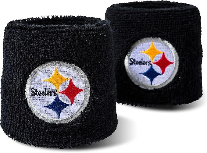 Franklin Sports NFL Football Team Logo Wristbands - Pair of Youth Wristbands for Costumes and Uniforms