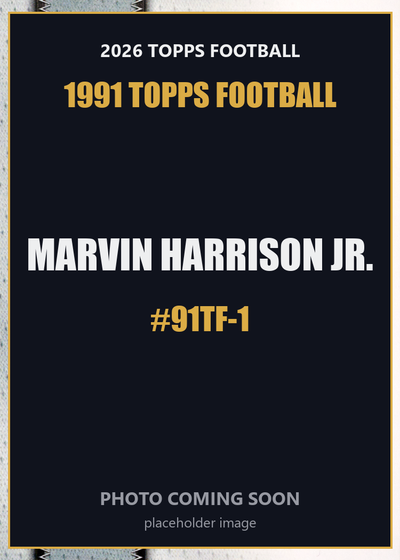 2026 Topps Football Marvin Harrison Jr. 1991 Topps Football #91TF-1