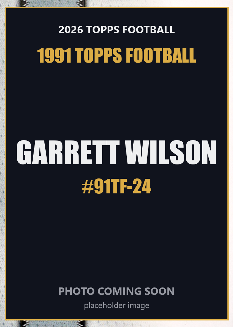 2026 Topps Football Garrett Wilson 1991 Topps Football #91TF-24