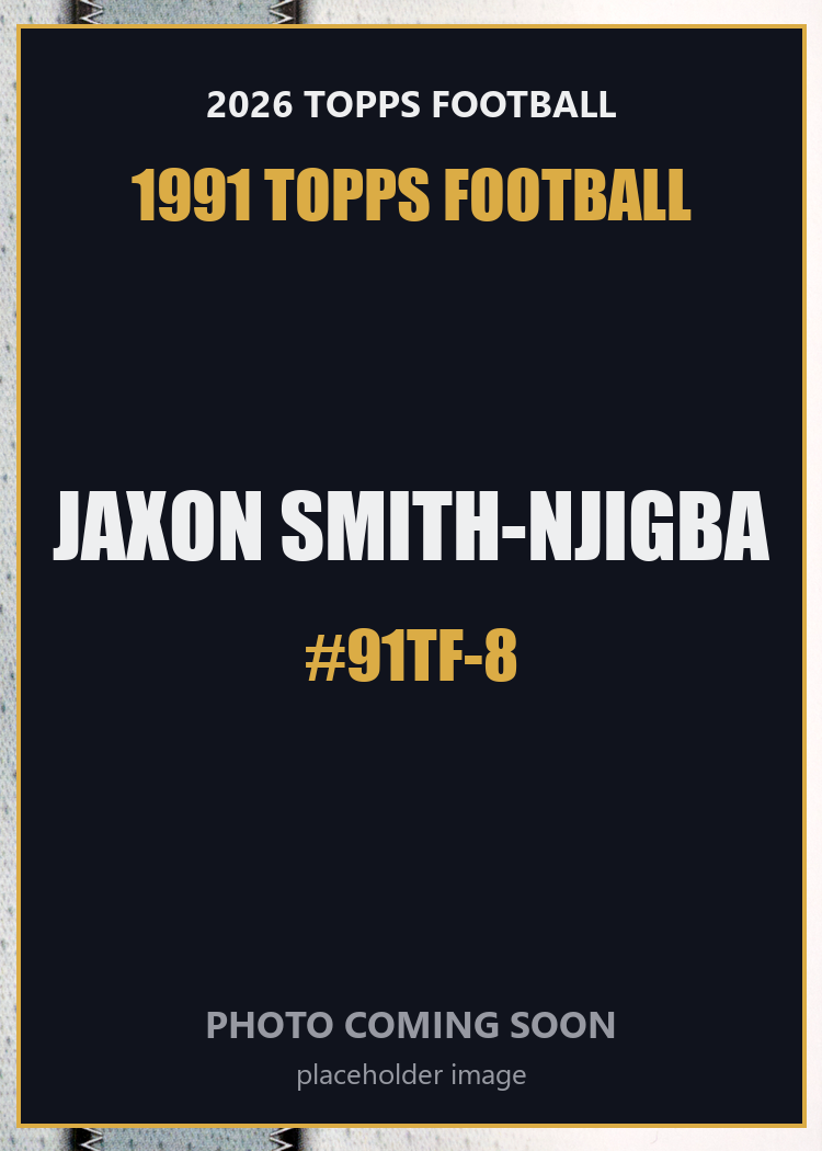 2026 Topps Football Jaxon Smith-Njigba 1991 Topps Football #91TF-8
