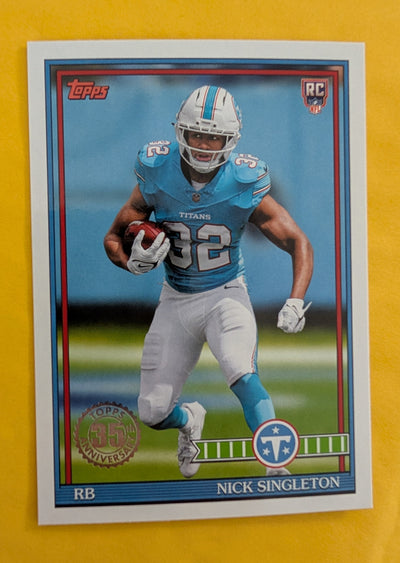 2026 Topps Football Nick Singleton 1991 Topps Rookies #91TR-14