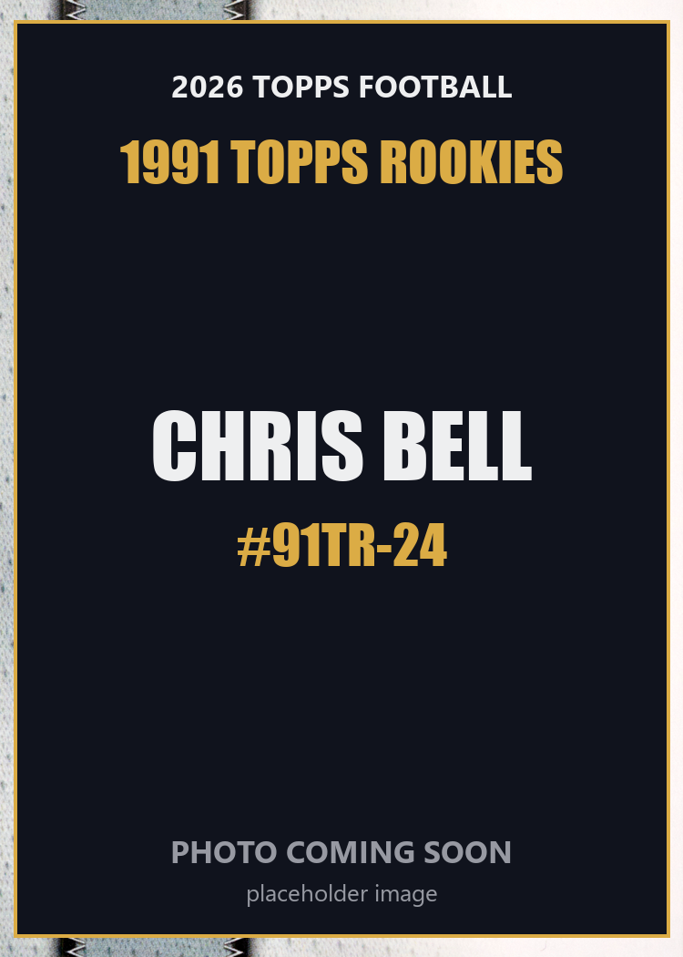 2026 Topps Football Chris Bell 1991 Topps Rookies #91TR-24
