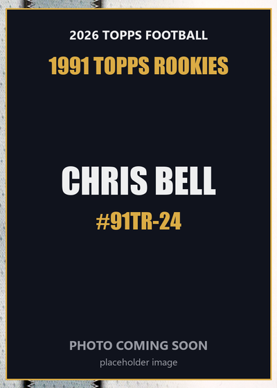2026 Topps Football Chris Bell 1991 Topps Rookies #91TR-24