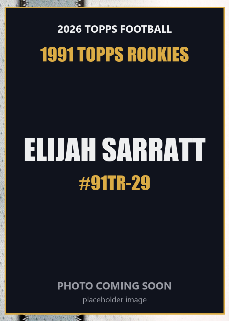 2026 Topps Football Elijah Sarratt 1991 Topps Rookies #91TR-29