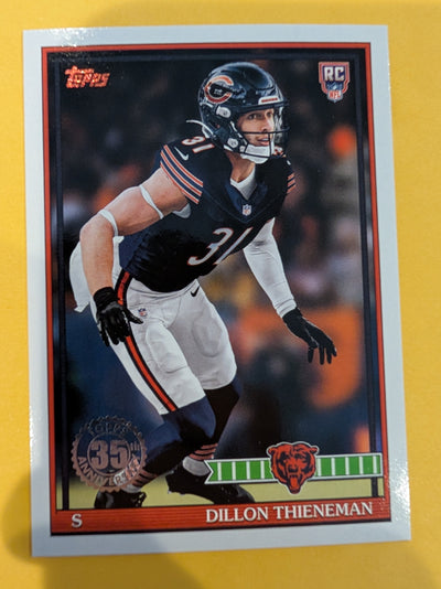 2026 Topps Football Dillon Thieneman 1991 Topps Rookies #91TR-50
