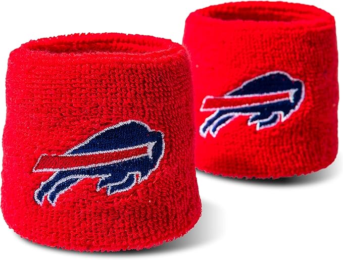 Franklin Sports NFL Football Team Logo Wristbands - Pair of Youth Wristbands for Costumes and Uniforms