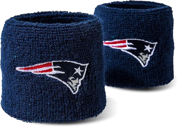 Franklin Sports NFL Football Team Logo Wristbands - Pair of Youth Wristbands for Costumes and Uniforms
