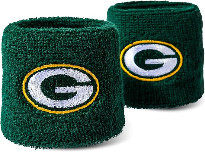 Franklin Sports NFL Football Team Logo Wristbands - Pair of Youth Wristbands for Costumes and Uniforms