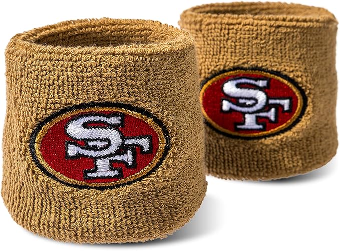 Franklin Sports NFL Football Team Logo Wristbands - Pair of Youth Wristbands for Costumes and Uniforms