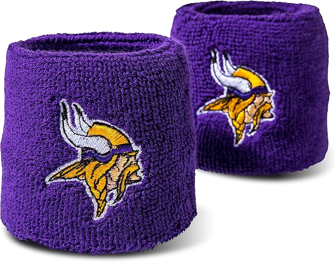 Franklin Sports NFL Football Team Logo Wristbands - Pair of Youth Wristbands for Costumes and Uniforms