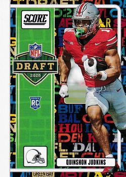 2025 Score NFL Draft Quinshon Judkins #6