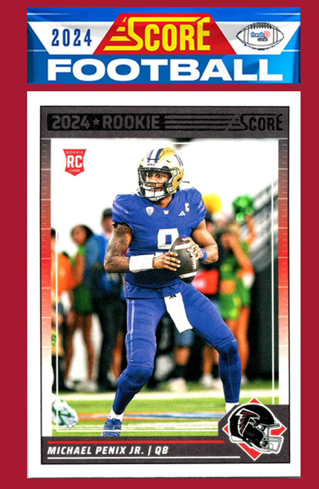 2024 SCORE NFL Atlanta Falcons Team Set 323 Michael Penix RC + 20 Card Pack Deion Sanders