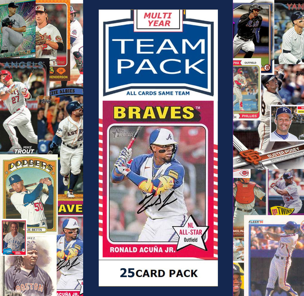 Atlanta City Team Pack Braves Falcons Hawks 2024 2023 2025 Acuna Penix Trae Young