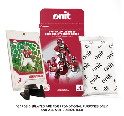 University of Alabama Football 2025 Trading Cards - Single Pack