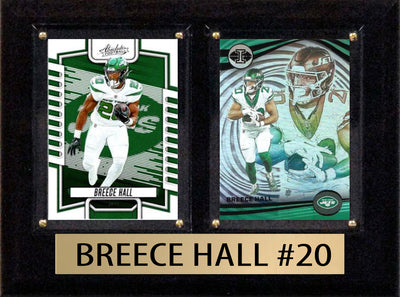Breece Hall 2024 2023 Donruss Score Panini Card Plaque 6x8 New York Jets
