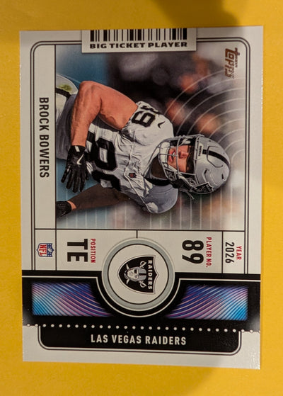 Brock Bowers BTP-10 2026 Topps Football
