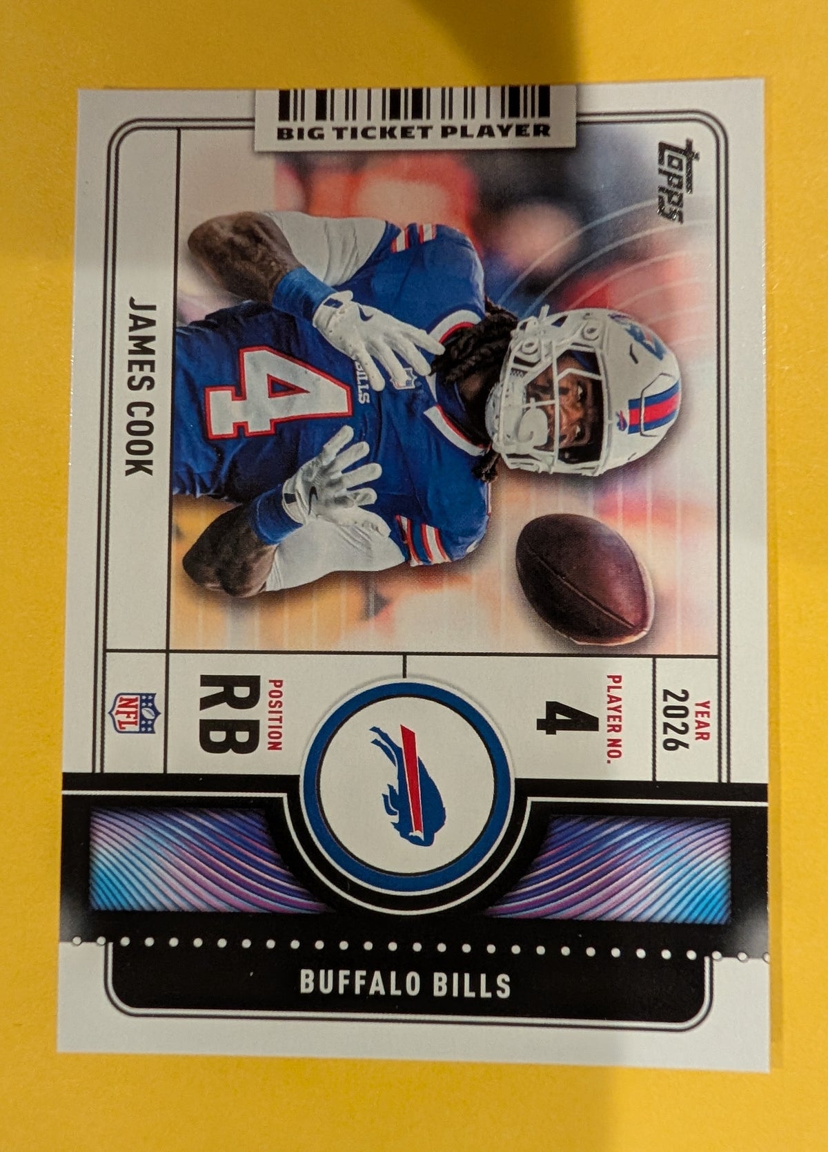 James Cook BTP-3 2026 Topps Football