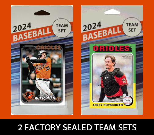 2024 Topps Series 1 Team Set In Hand Baltimore Orioles Adley Cowser RC
