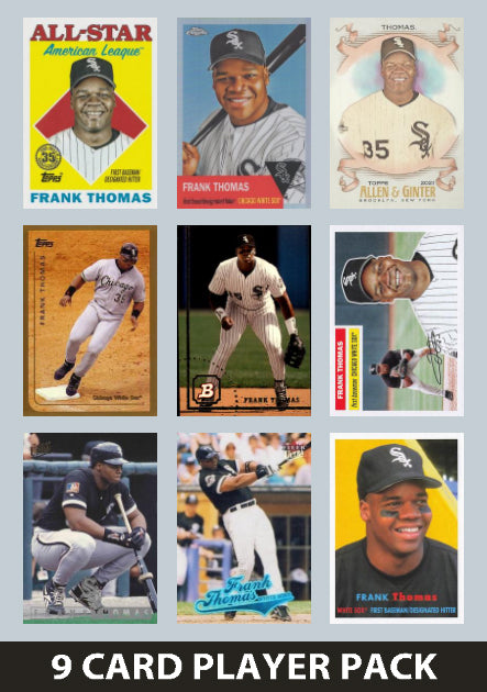 Frank Thomas Chicago White Sox 9 Card Legend Pack Topps Bowman 2023