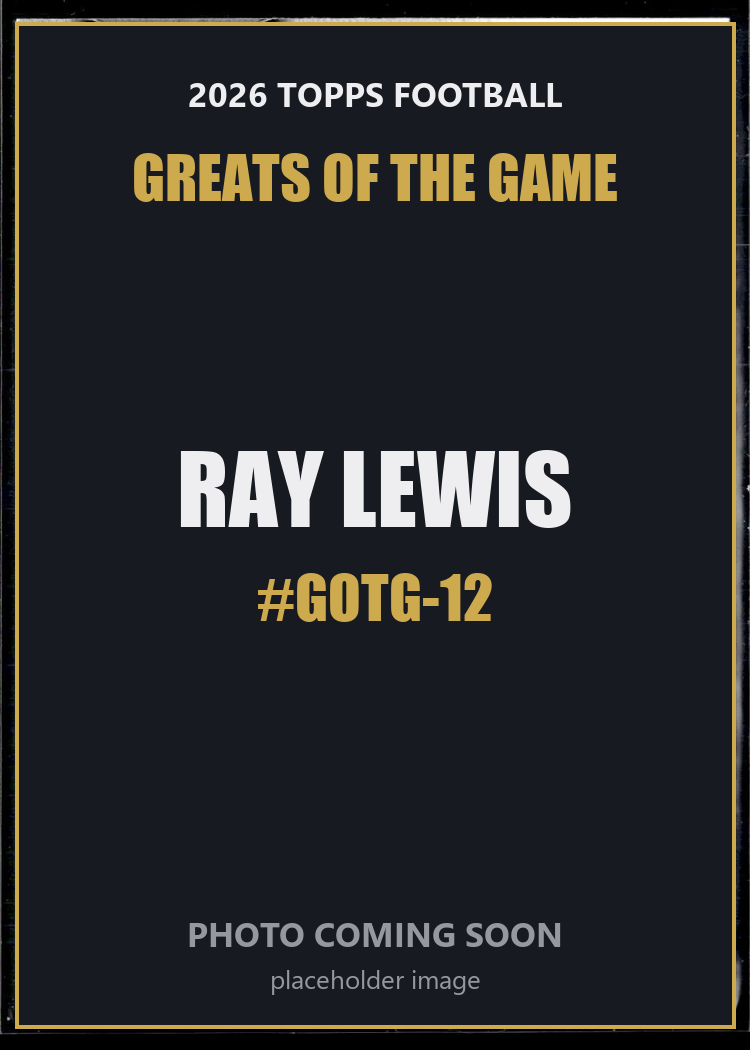 Ray Lewis GOTG-12 2026 Topps Football Greats of the Game