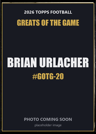 Brian Urlacher GOTG-20 2026 Topps Football Greats of the Game
