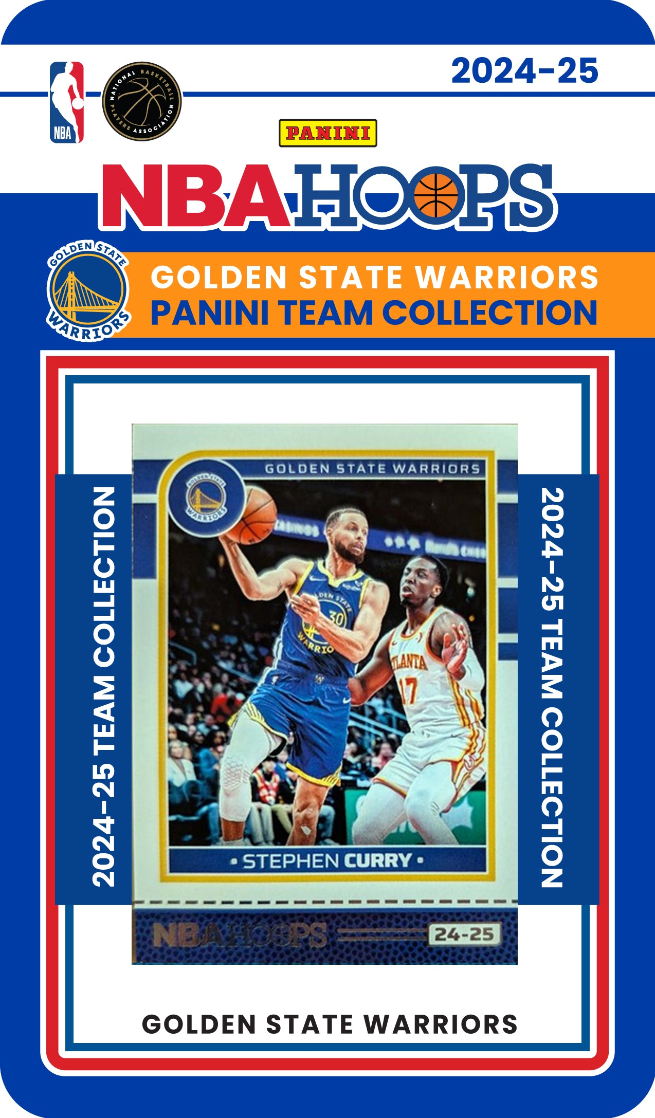 2025-26 2026 Topps GS Warriors NBA Team Set + 2024 Panini Hoops Steph Curry