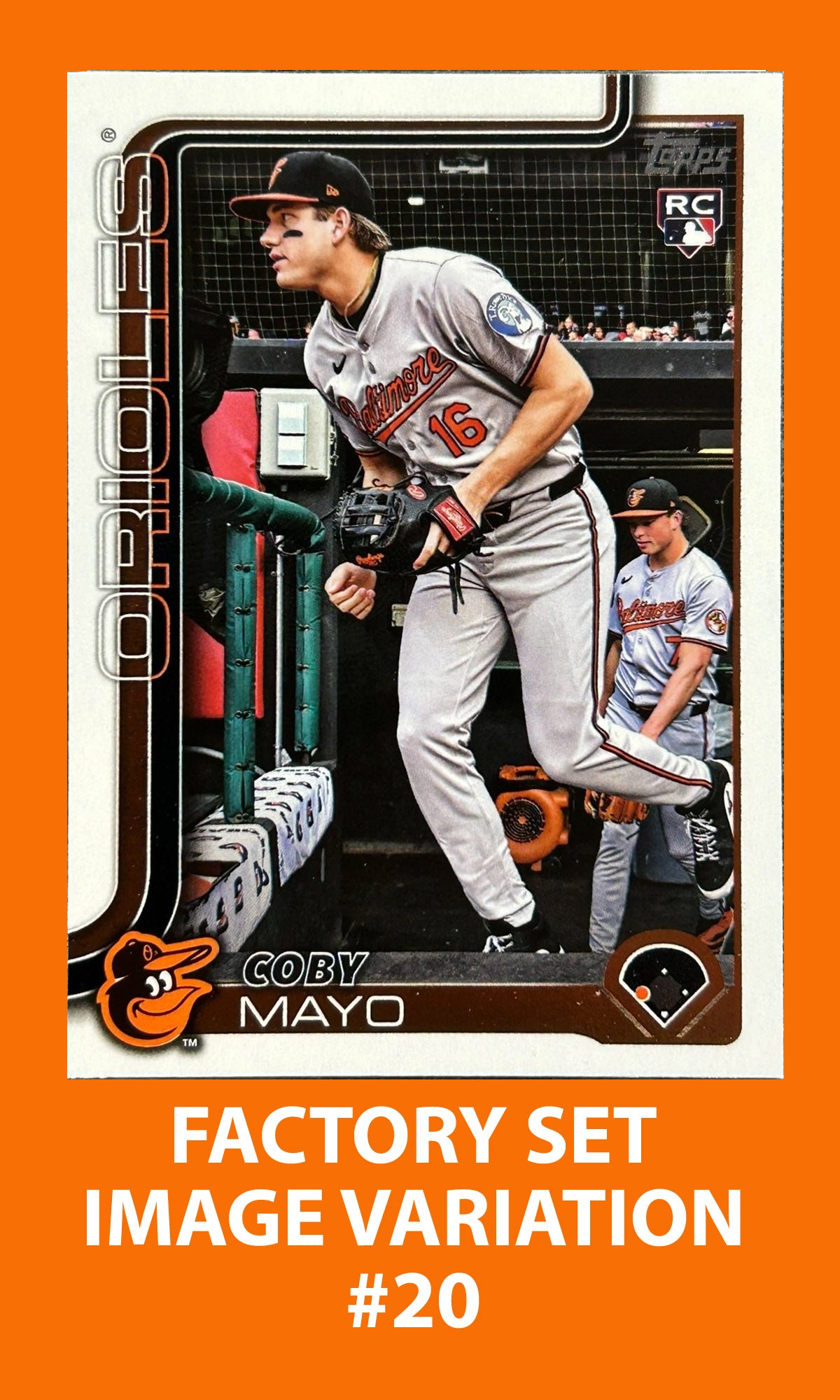 2025 Topps Series 1 + Series 2 Team Set 25 Baltimore Orioles w/bonus Coby Mayo Image SP Holliday Henderson Adley