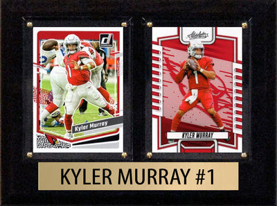 Kyler Murray Score Donruss 2023 2024 2 Card 6" x 8" Plaque Arizona Cardinals