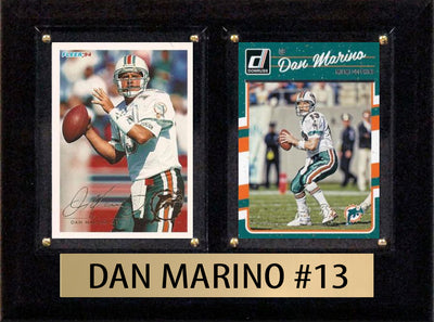 Dan Marino Score Donruss 2025 2024 2 Card 6" x 8" Plaque Miami Dolphins