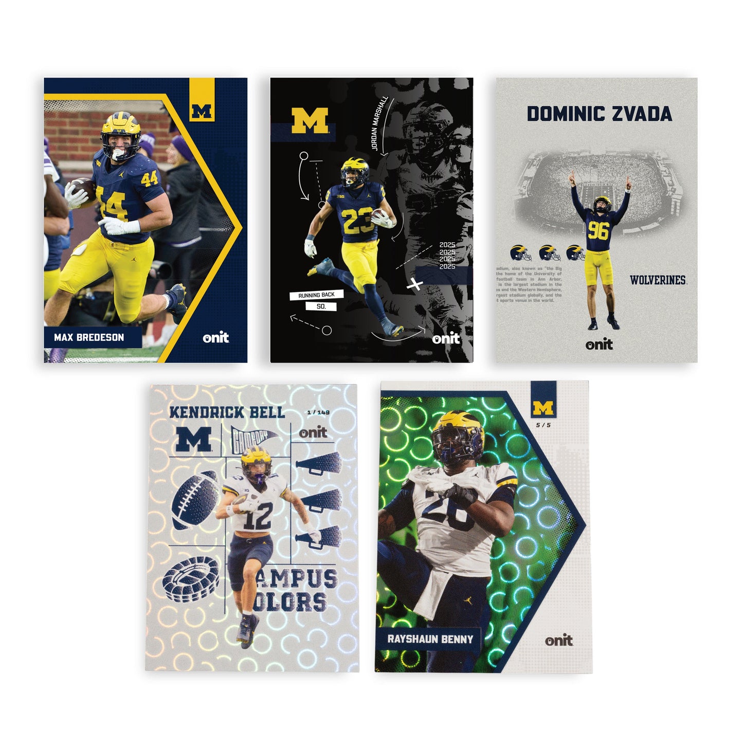 University of Michigan Football 2025 Trading Cards - Single Pack