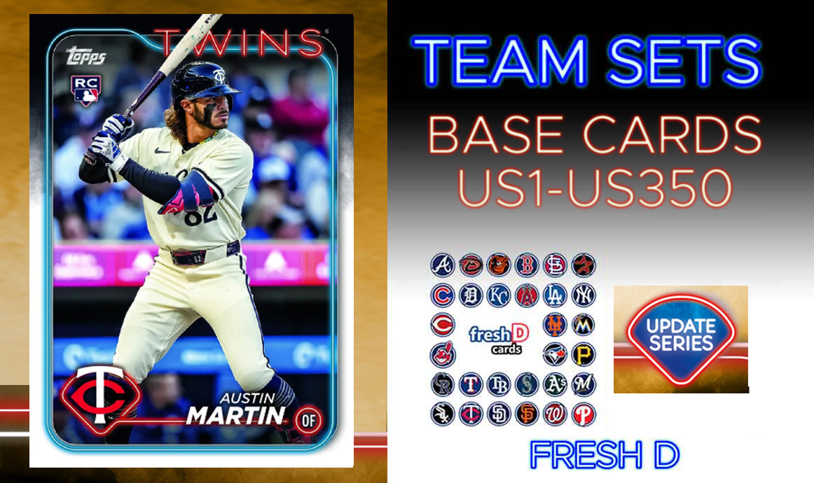 2024 Topps Update Team Set Minnesota Twins Austin Martin RC
