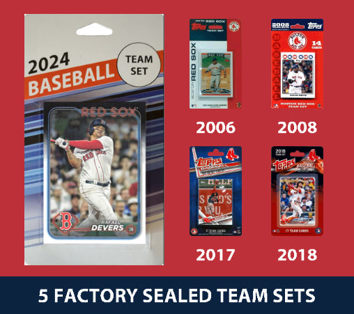 2024 Topps Series 1 Boston Red Sox Team Set MultiPack 2018 2017 2008 2006 Ortiz